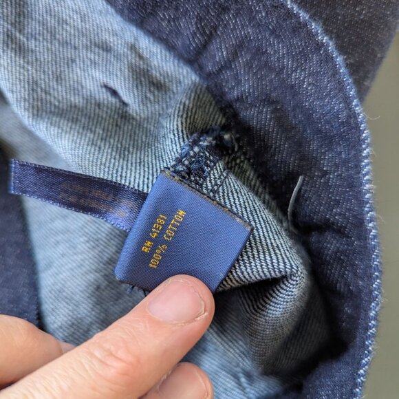 Polo Ralph Lauren Seamed Flare Trouser‎ Jeans High Rise Seafarer - Picture 15 of 16